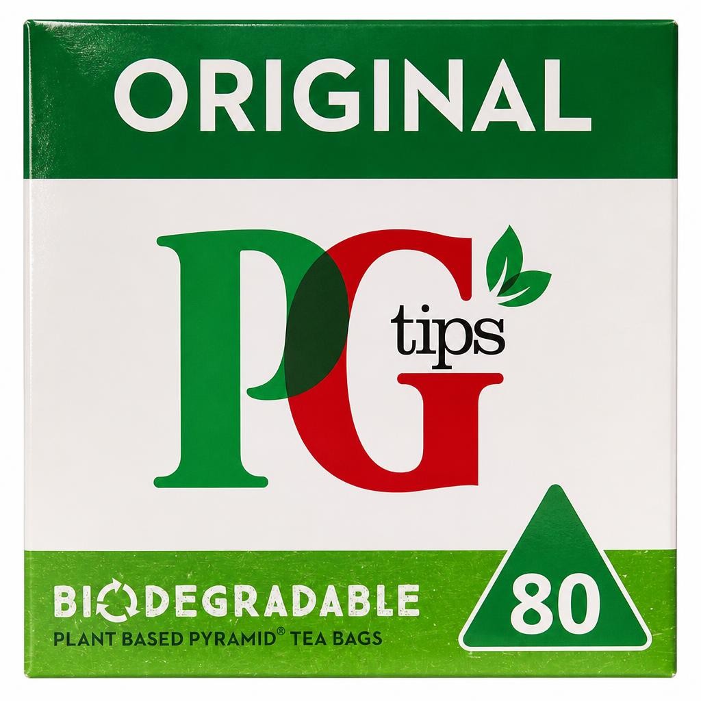 PG Tips Original Black Tea 80 Tea Bags 232g
