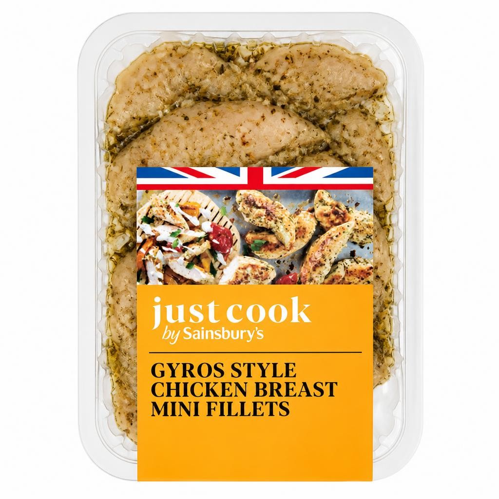 Sainsbury’s Just Cook 320g Gyros style Chicken breast mini fillets