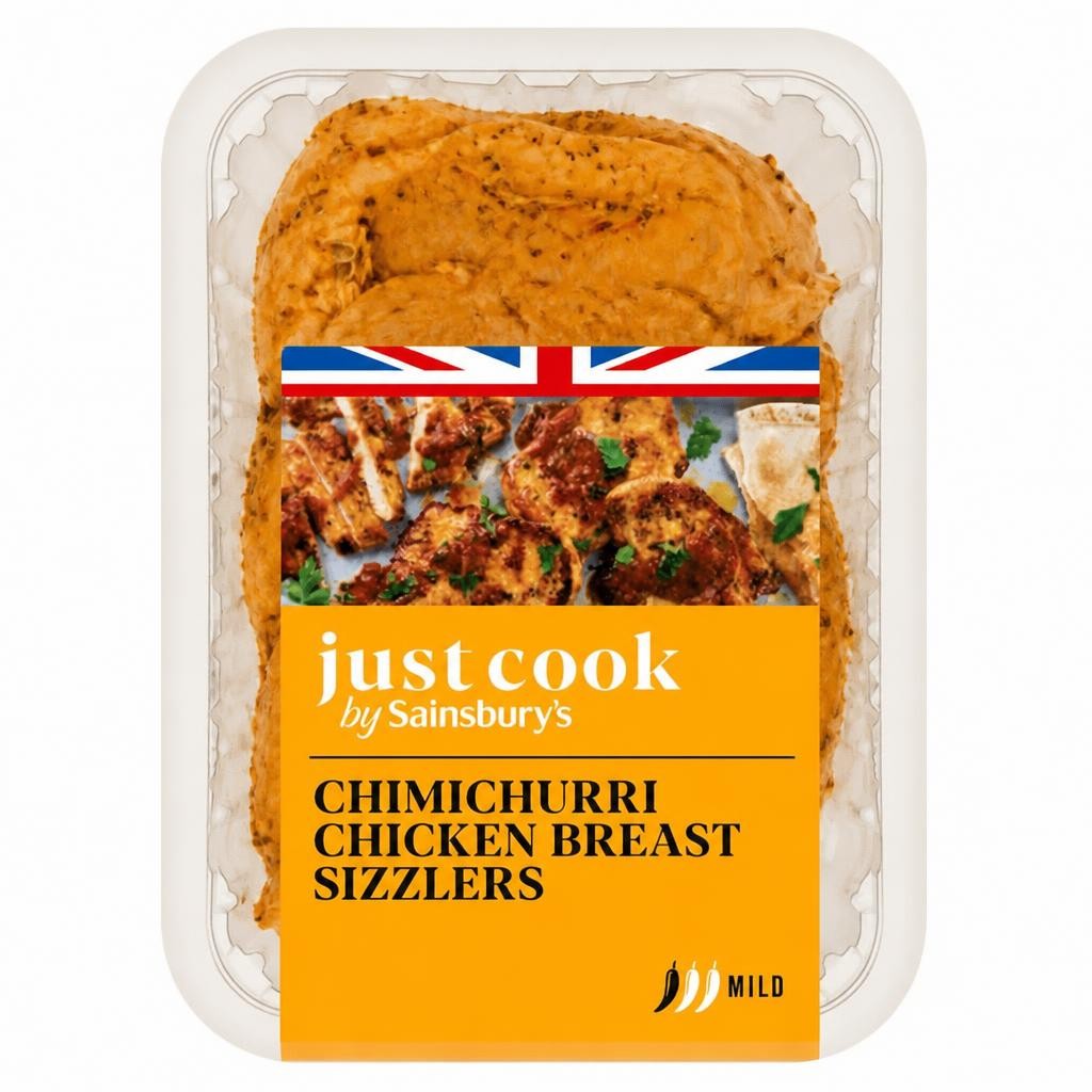Sainsbury’s Just Cook 350g Chimichurri Chicken breast sizzlers