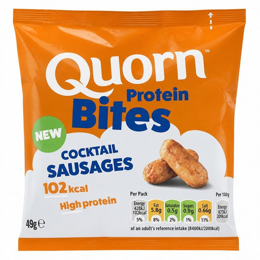 Quorn 49g Protein Bites Cocktail Sausages