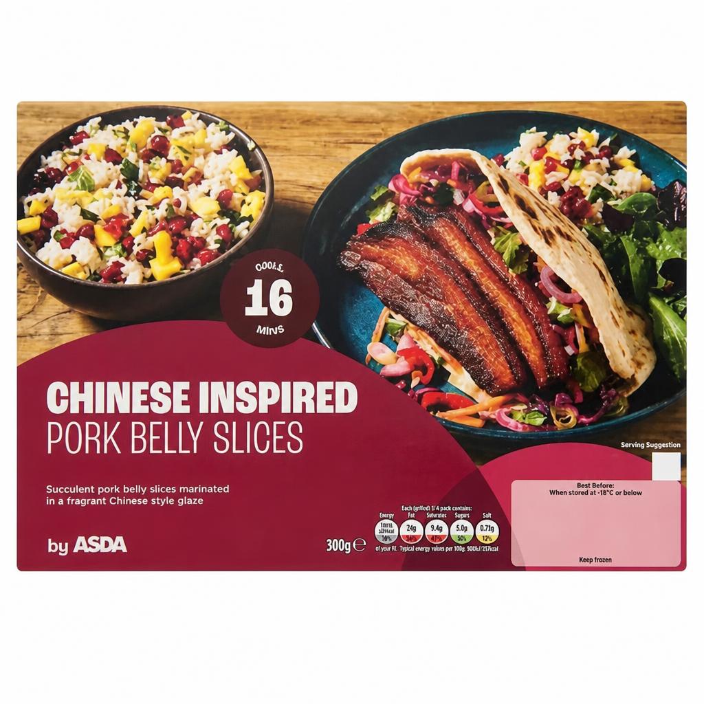 ASDA Chinese Inspired Pork Belly Slices 300g