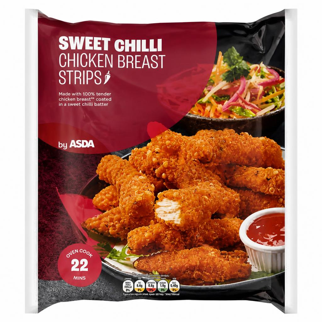 ASDA Sweet Chilli Chicken Breast Strips 400g