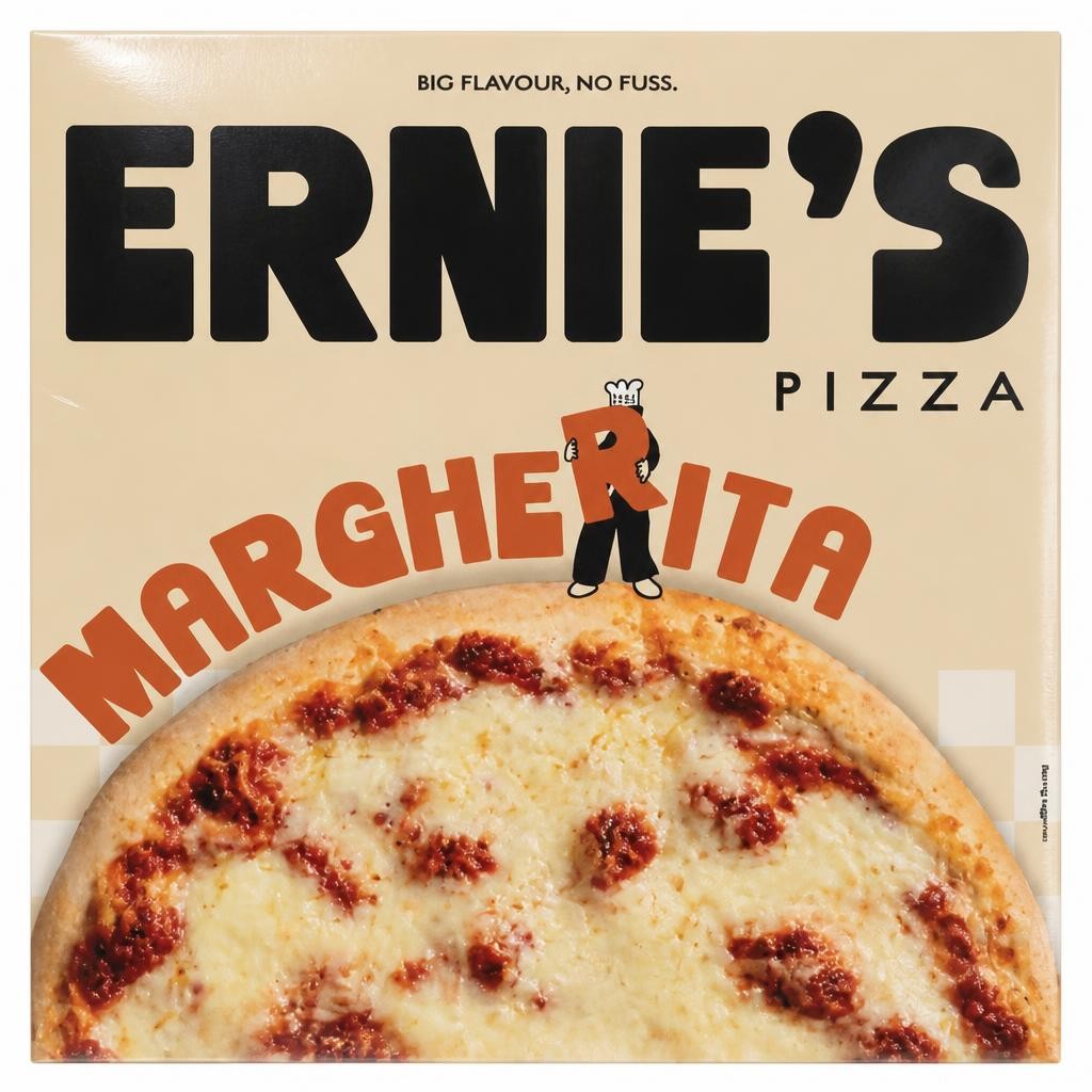 Ernie's Pizza Stonebaked Margherita Pizza 364g