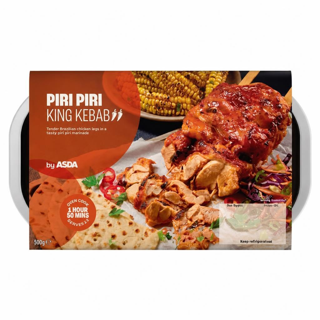 ASDA Piri Piri King Kebab 900g