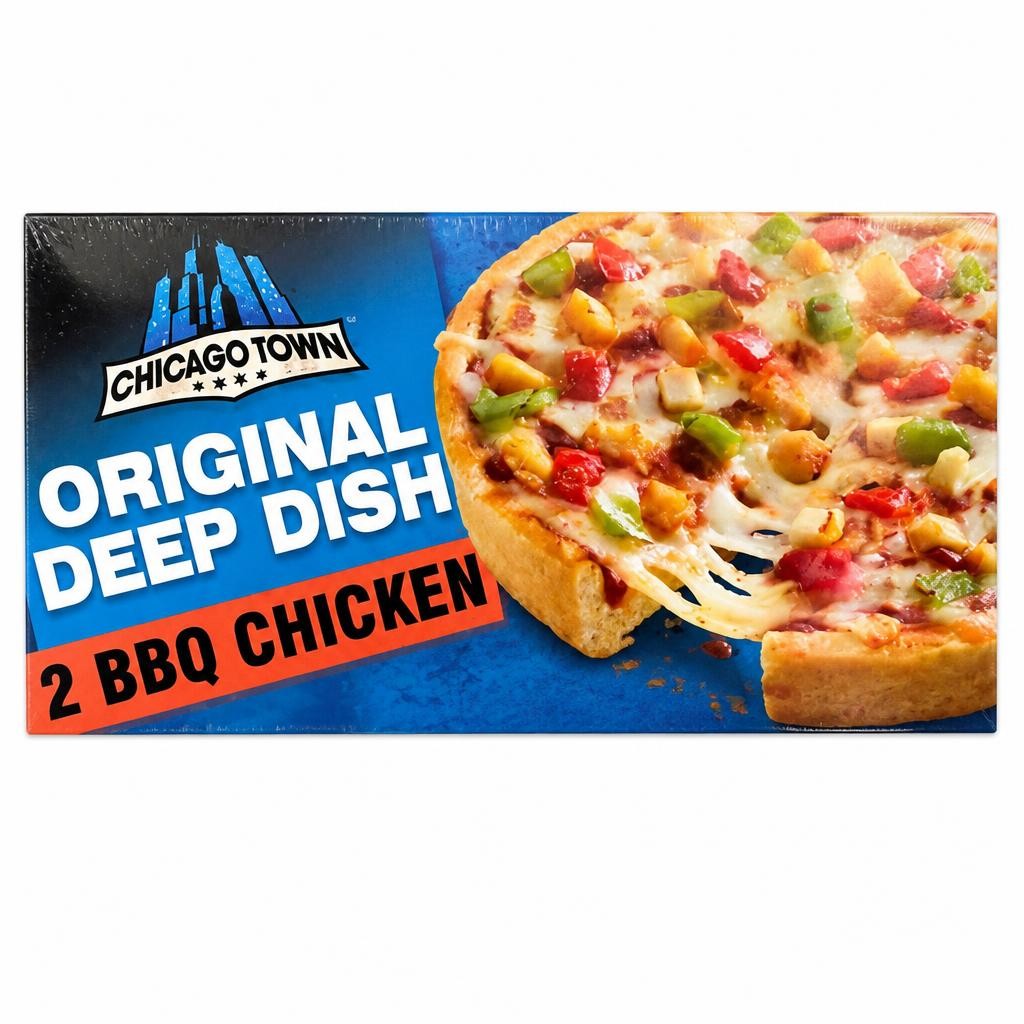 Chicago Town Original Deep Dish BBQ Chicken Pizza 2 x 160g (320g)