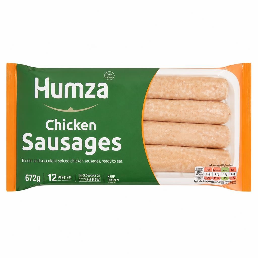 Humza Chicken Sausages 672g