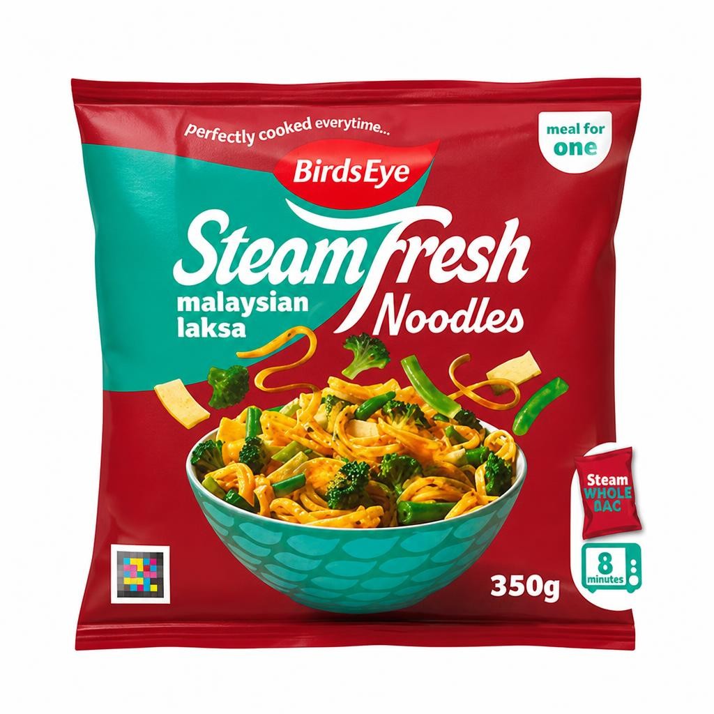 Birds Eye Steamfresh Malaysian Laksa Style Noodles Meal for One 350g