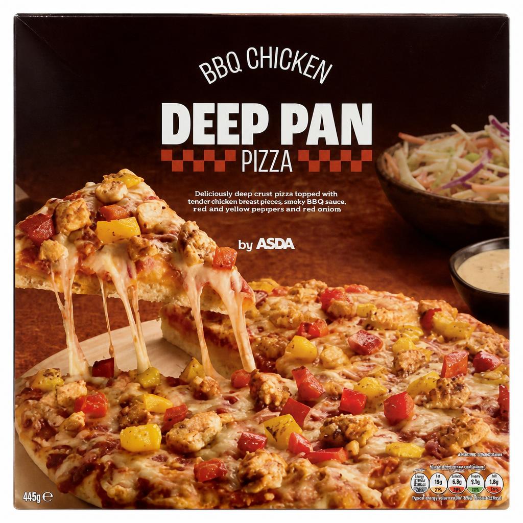 ASDA BBQ Chicken Deep Pan Pizza 419g