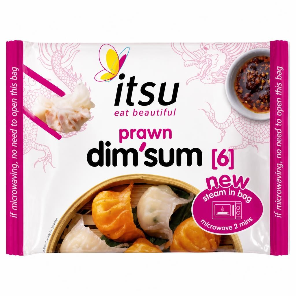 itsu itsu 6 prawn dim sum 168g