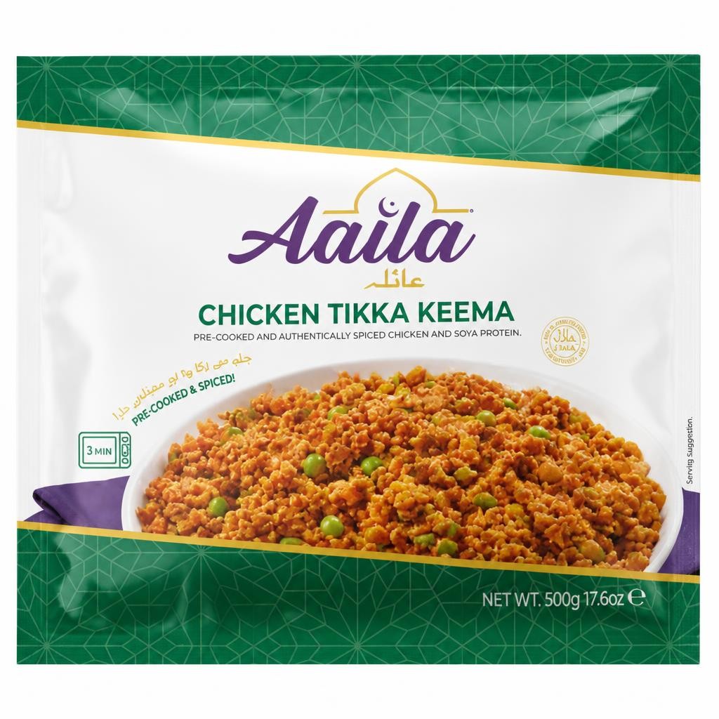 Aaila Chicken Tikka Keema 500g Halal (HMC)