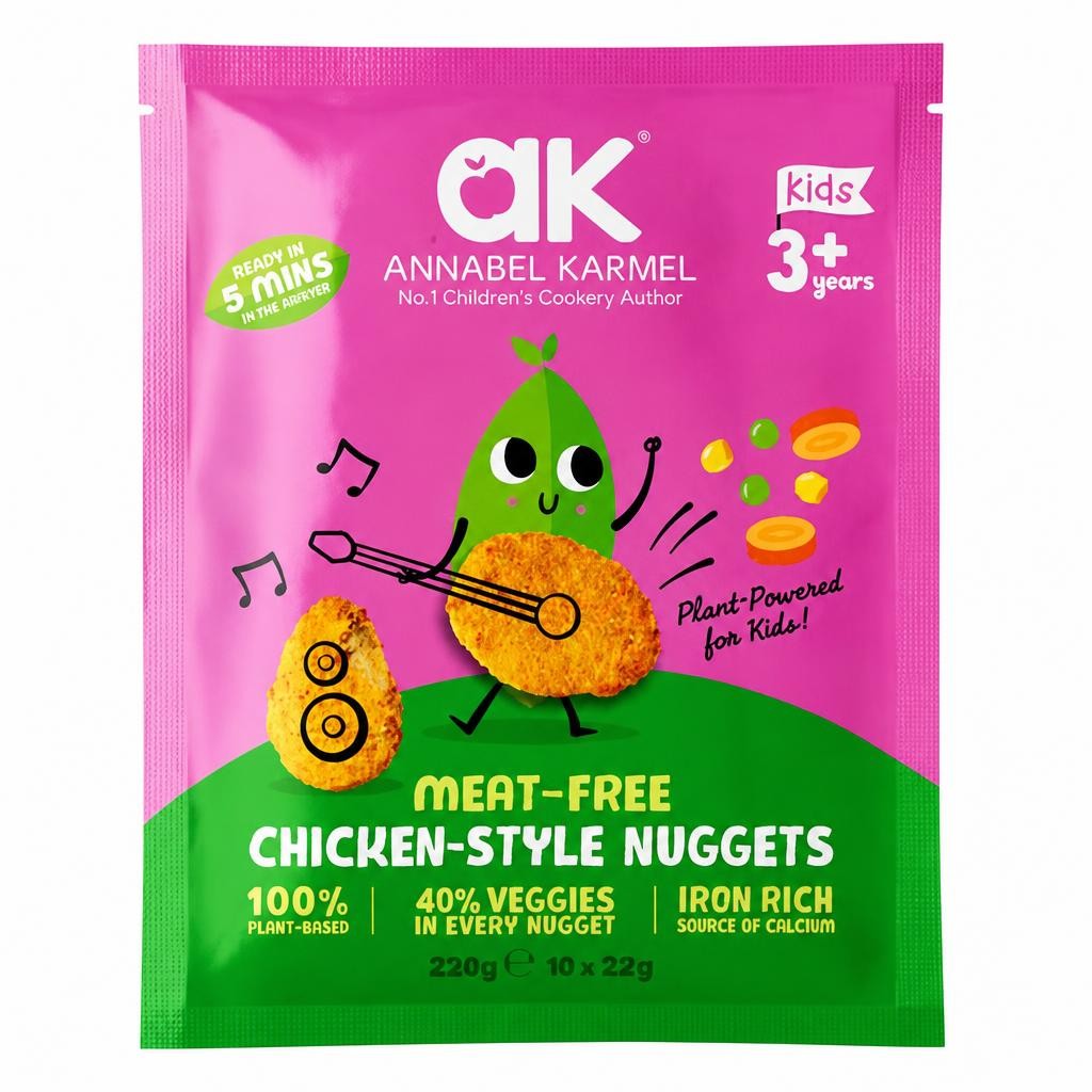 Annabel Karmel Meat-Free Chicken-Style Nuggets Kids 3+ Years 220g (10 x 22g)