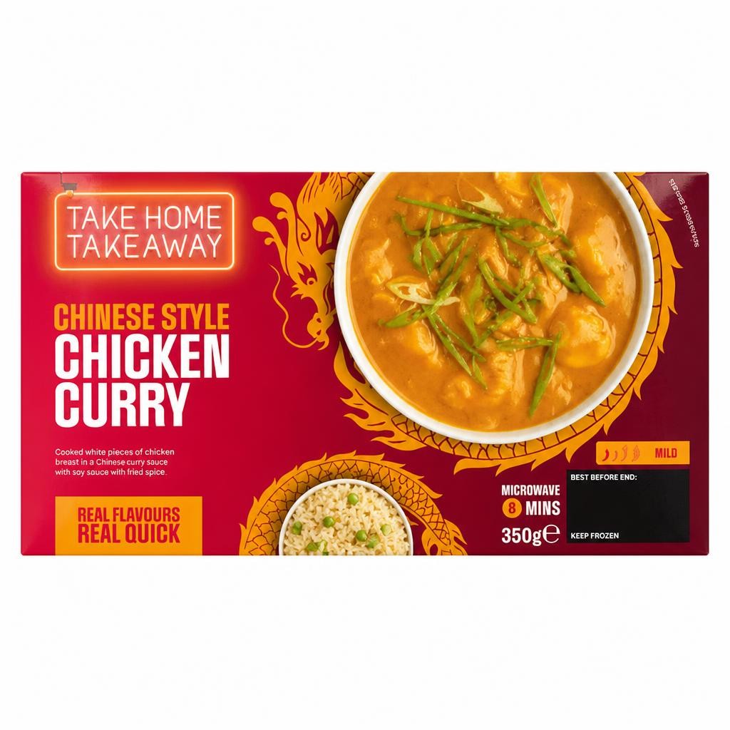 Take Home Takeaway Chinese Style Chicken Curry 350g