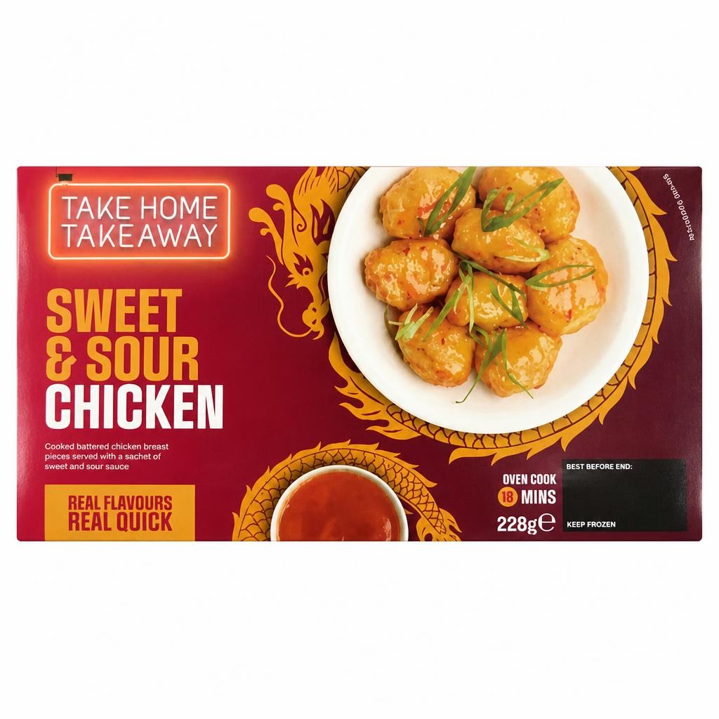Take Home Takeaway Sweet & Sour Chicken 228g