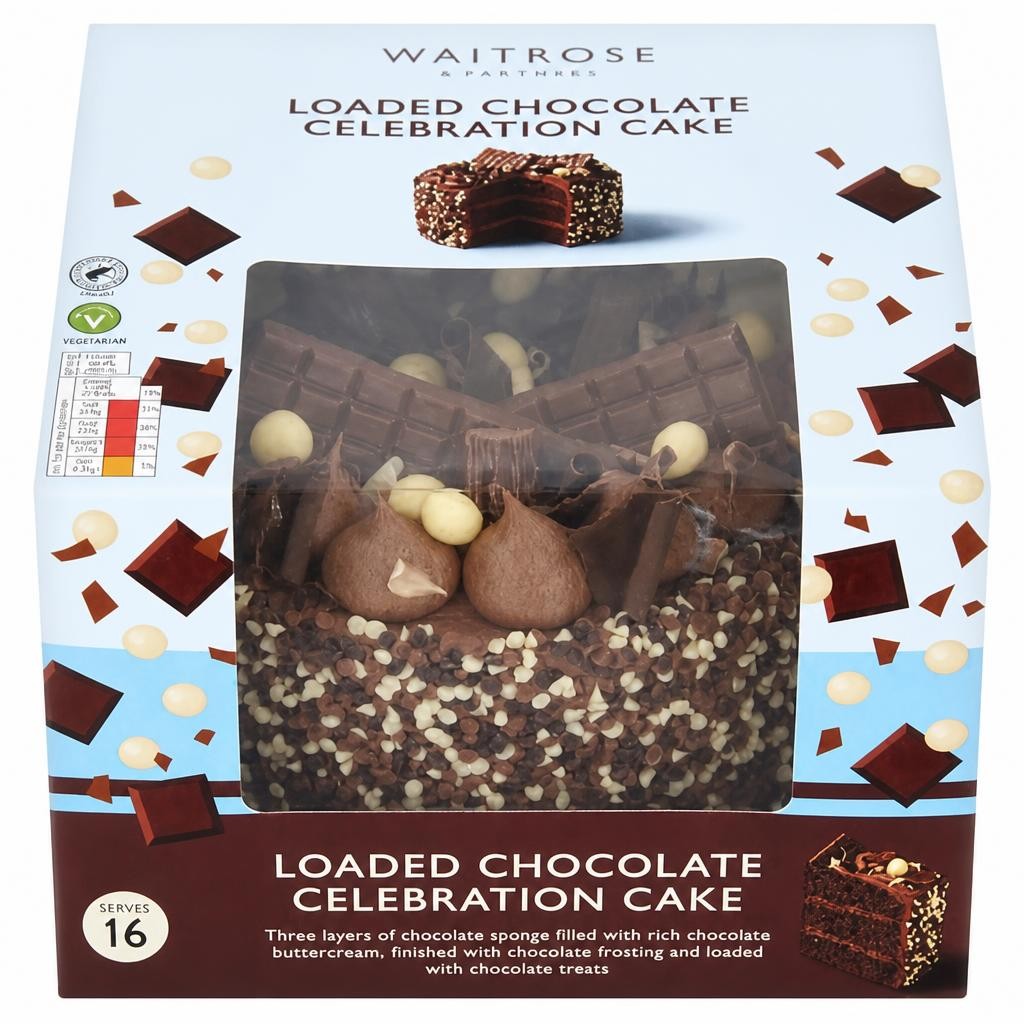 Waitrose Chocolate Loaded Cake