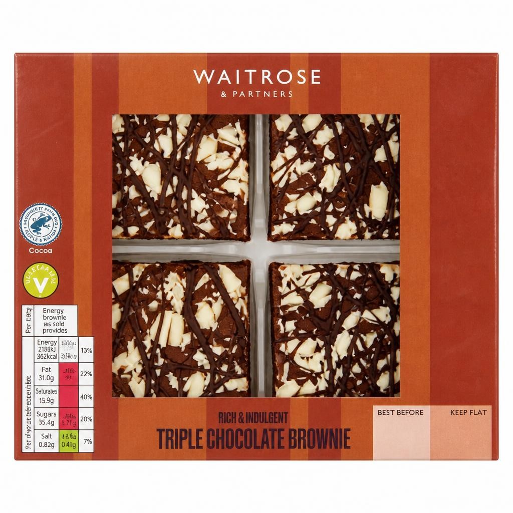 Waitrose Triple Chocolate Brownies