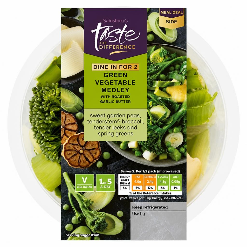 Sainsbury's Green Vegetable Selection, Taste the Difference 250g