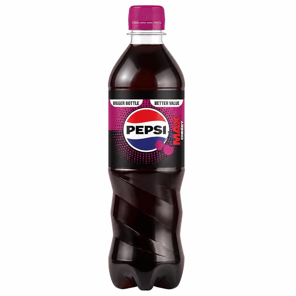 PEPSI MAX CHERRY NO SUGAR COLA SOFT DRINK 600ML