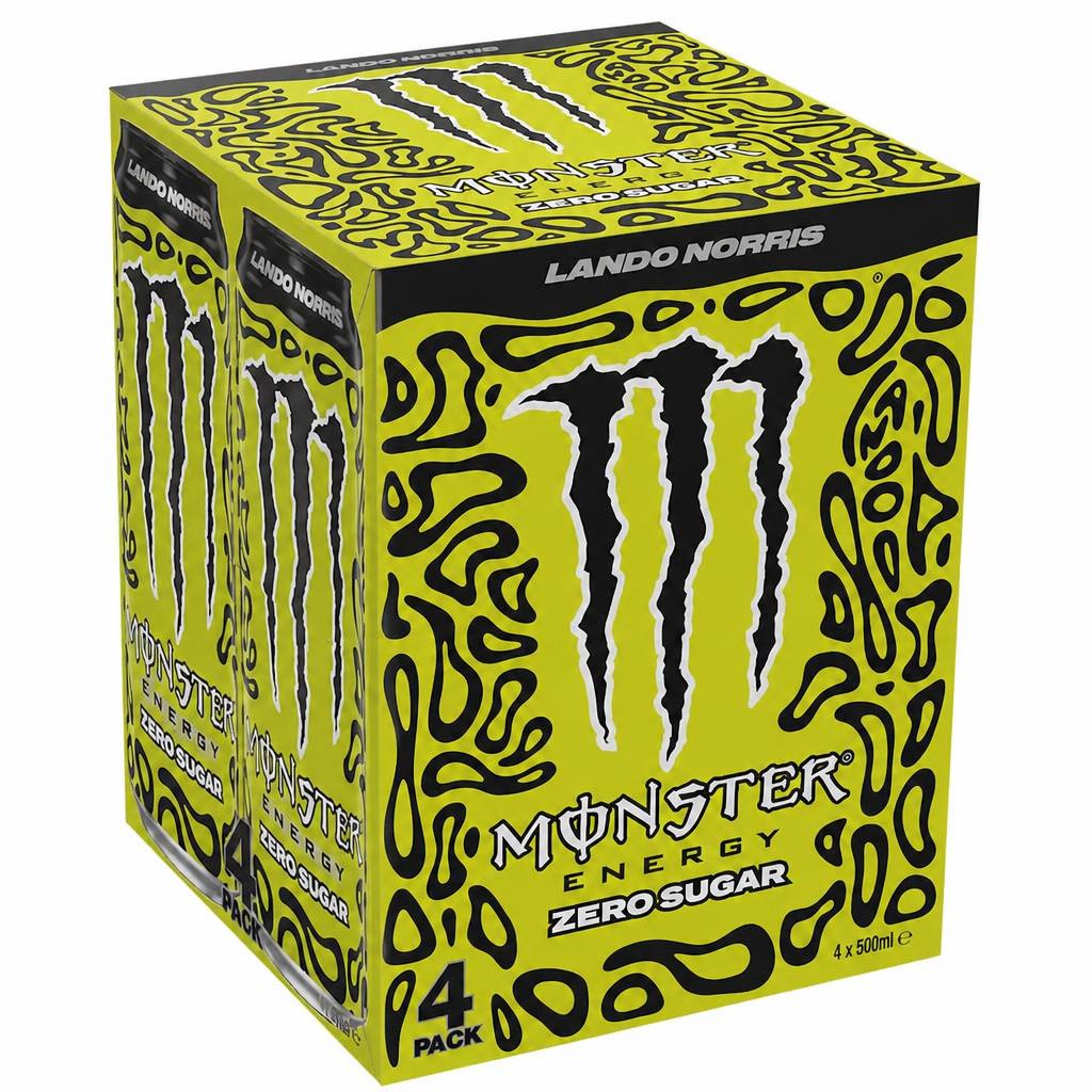Monster Energy Zero Sugar Lando Norris Drink 4x500ml