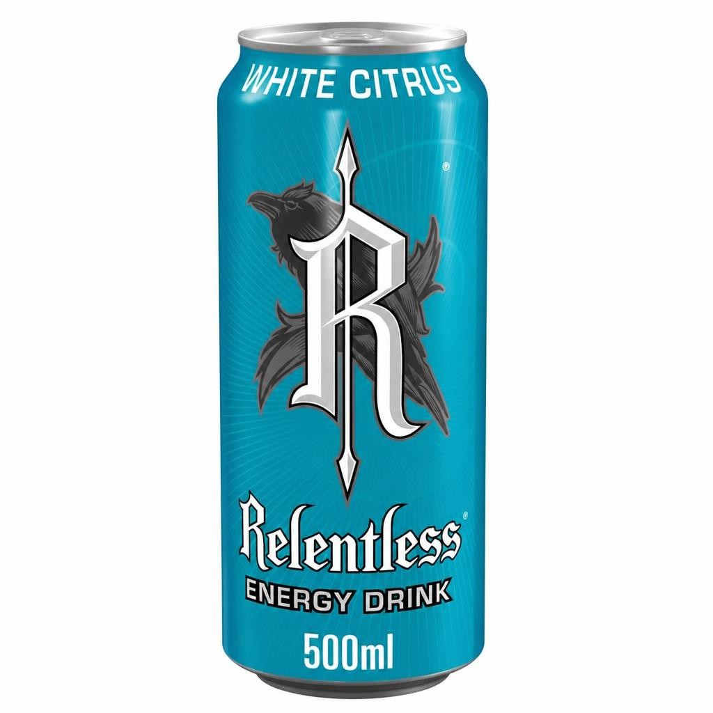 Relentless White Citrus Energy Drink 500ml