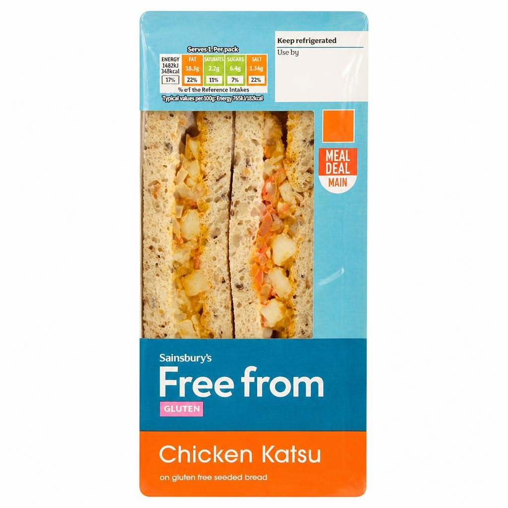 Sainsbury's Gluten Free Katsu Chicken Sandwhich