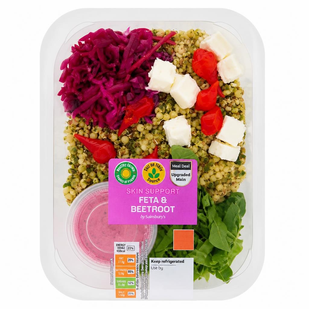 Sainsbury's Skin Support Feta & Beetroot 285g