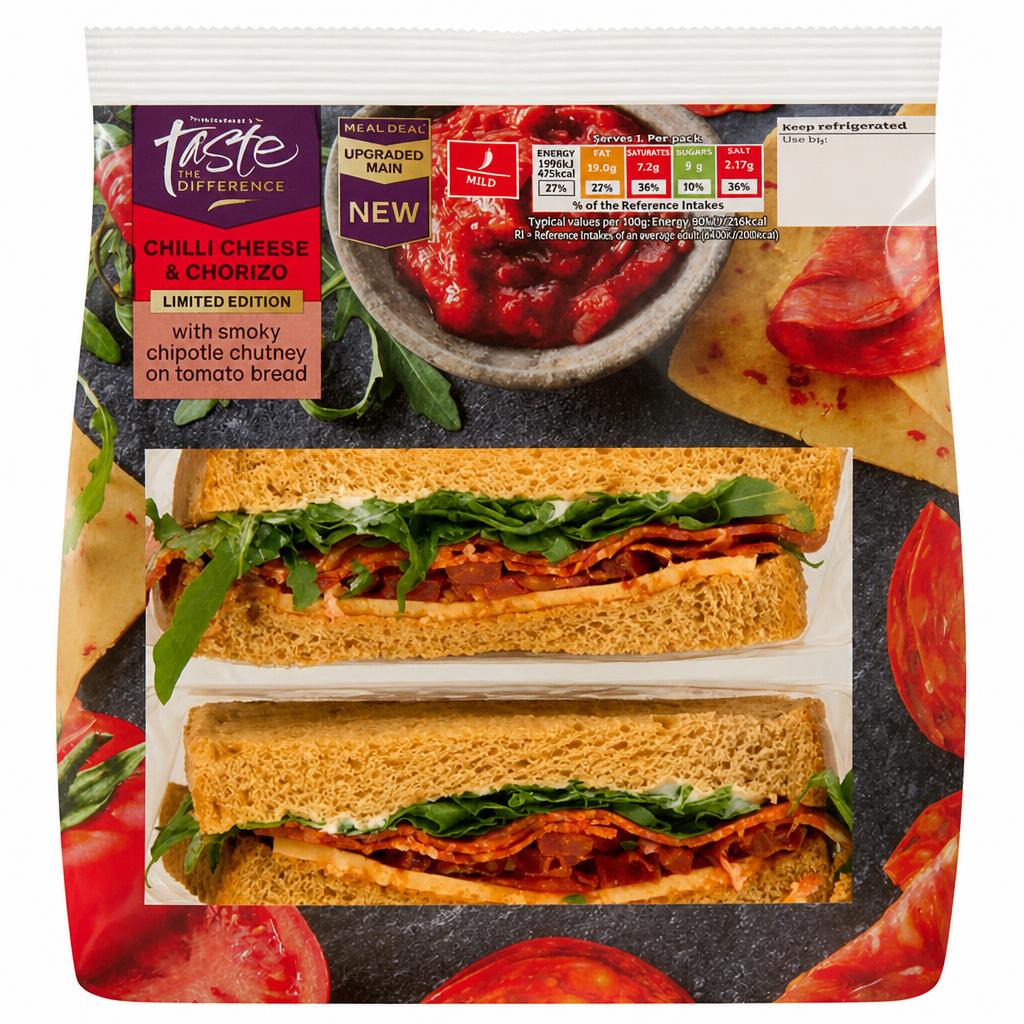 Sainsbury's Taste the Difference Limited Edition Chilli Cheese & Chorizo