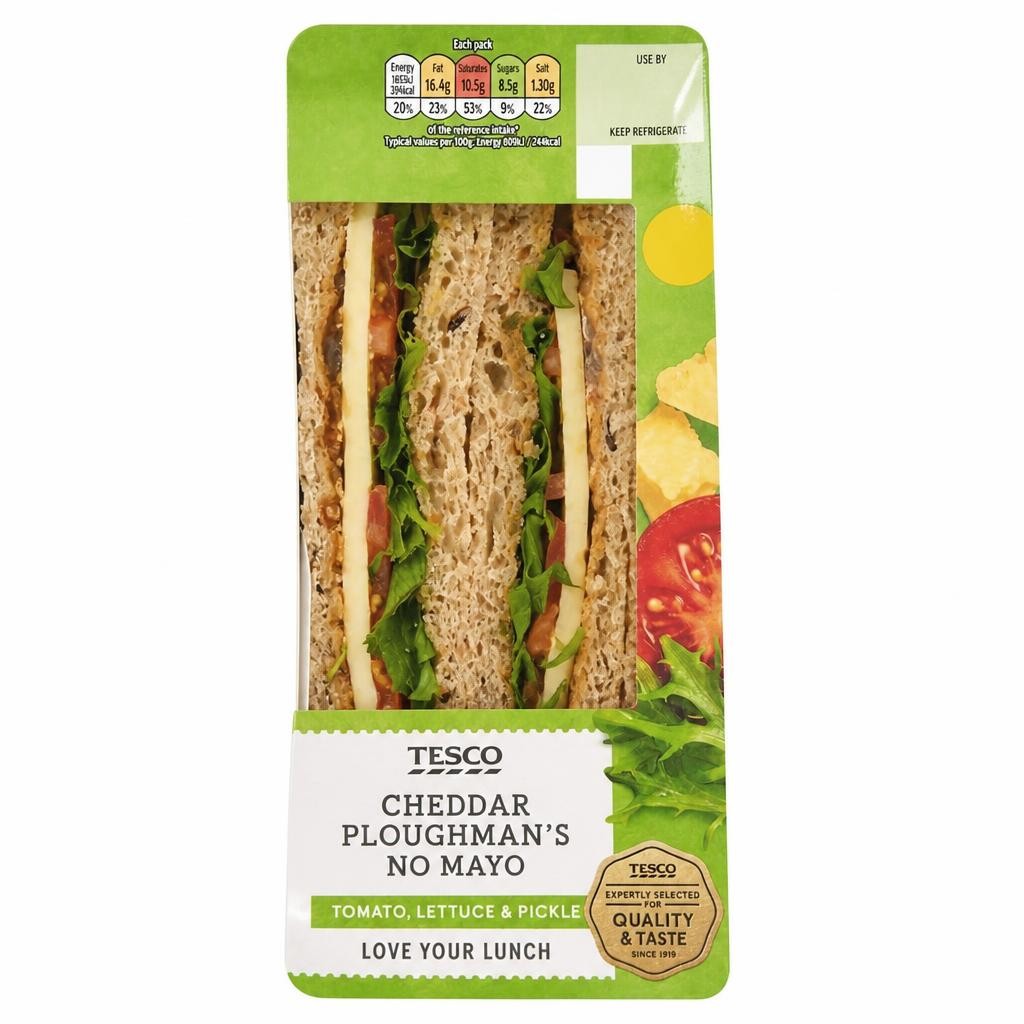 Tesco Ploughmans Sandwich