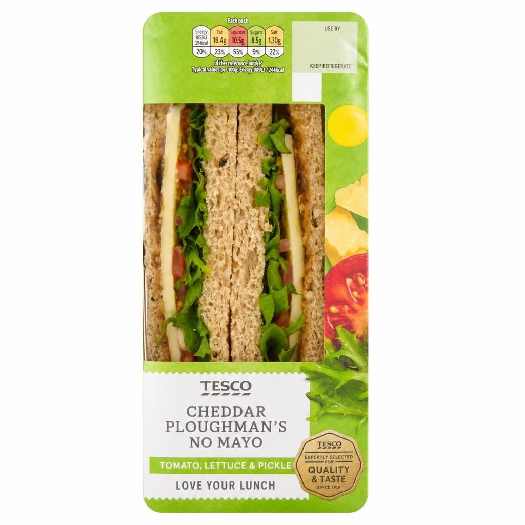 Tesco Ploughmans Sandwich