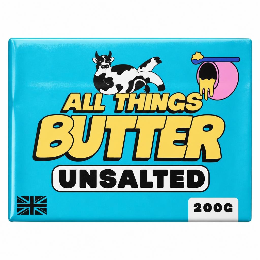 All Things Butter Unsalted British Butter 200g