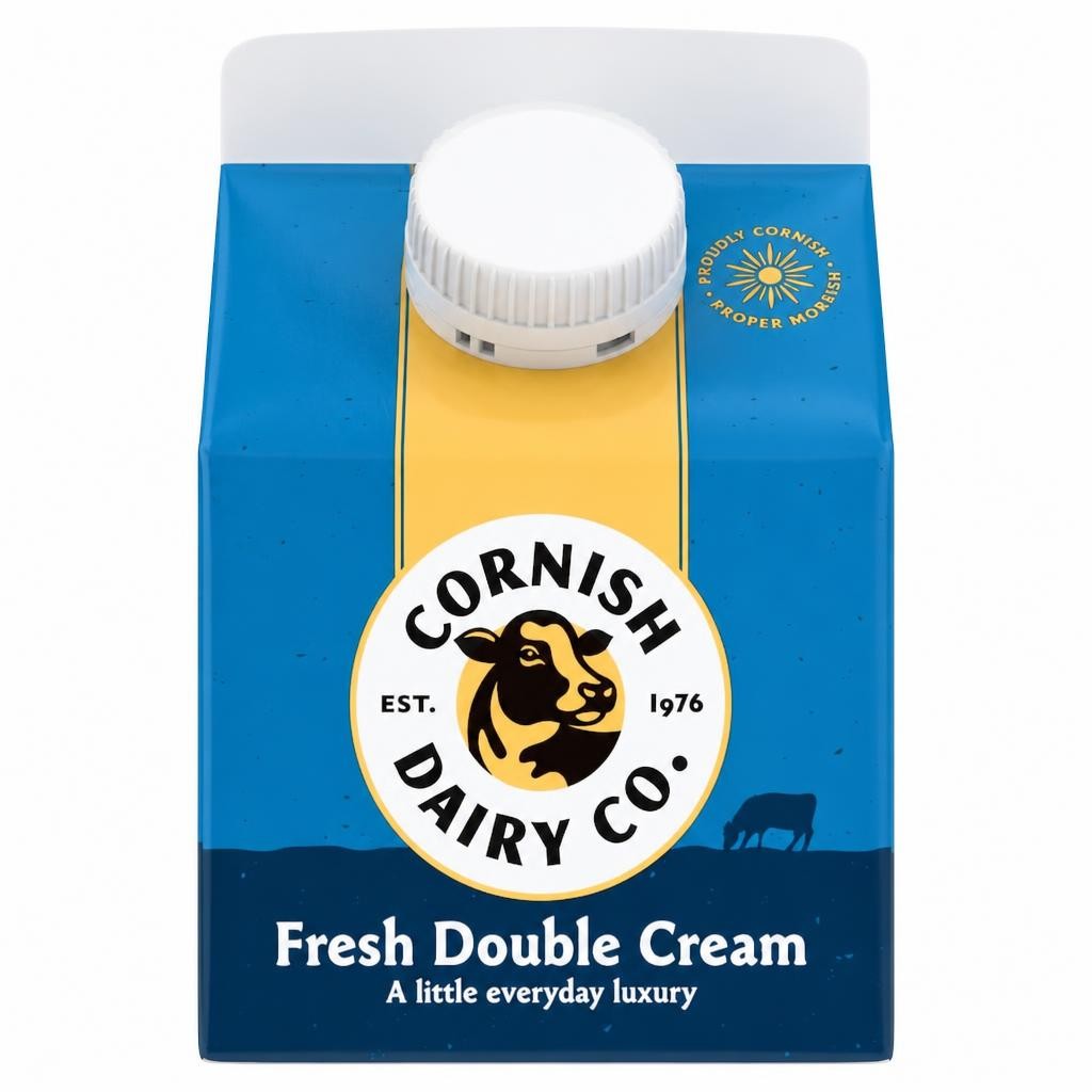 Cornish Dairy Co Fresh Double Cream 300ml