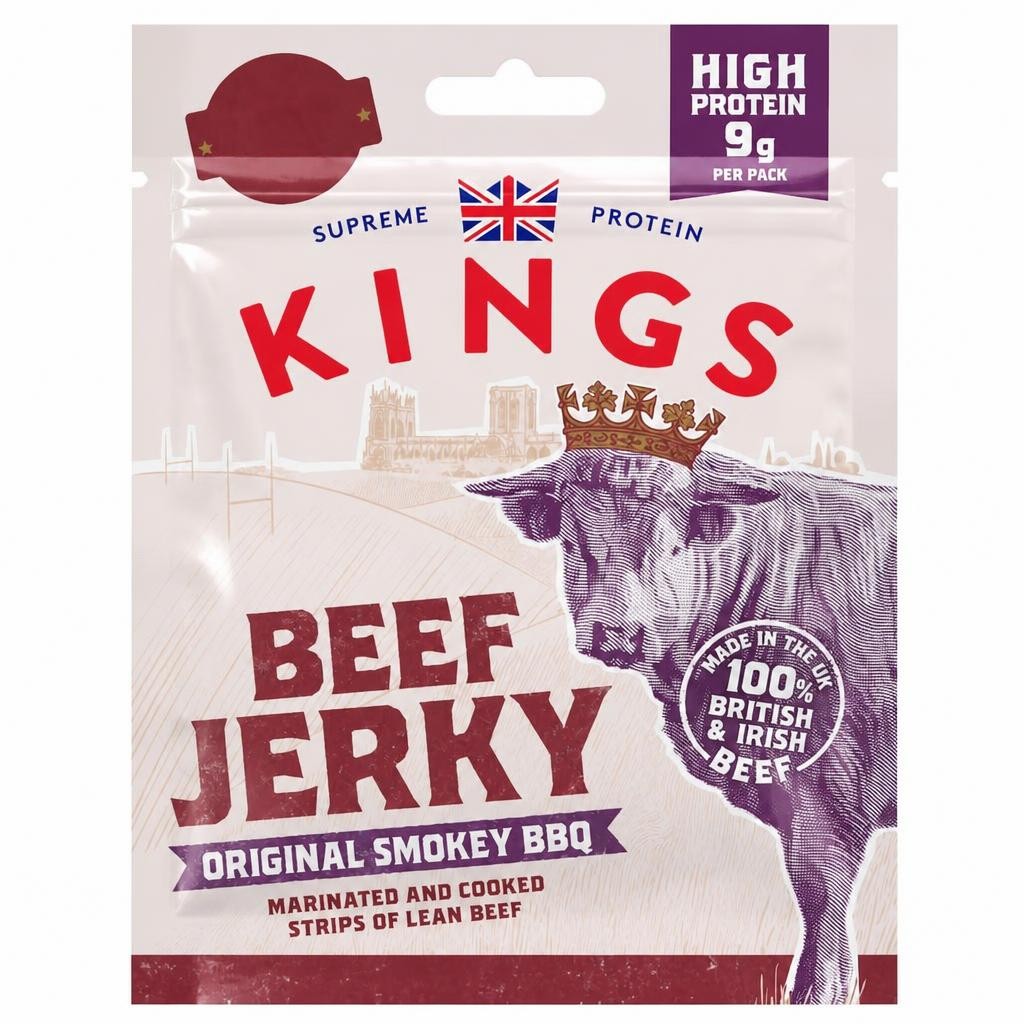 Kings Beef Jerky Original Smokey BBQ 25g