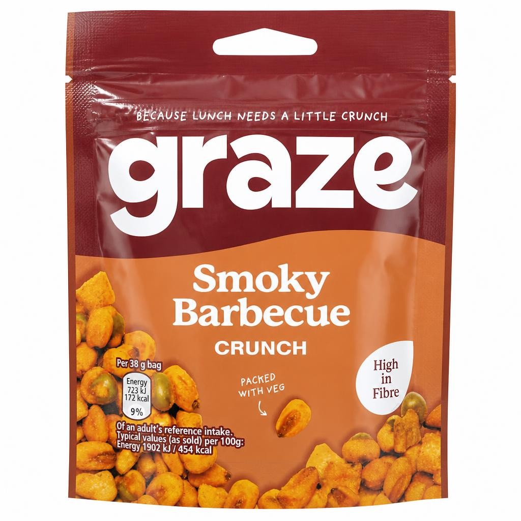 Graze Smoky Barbecue Crunch 38g
