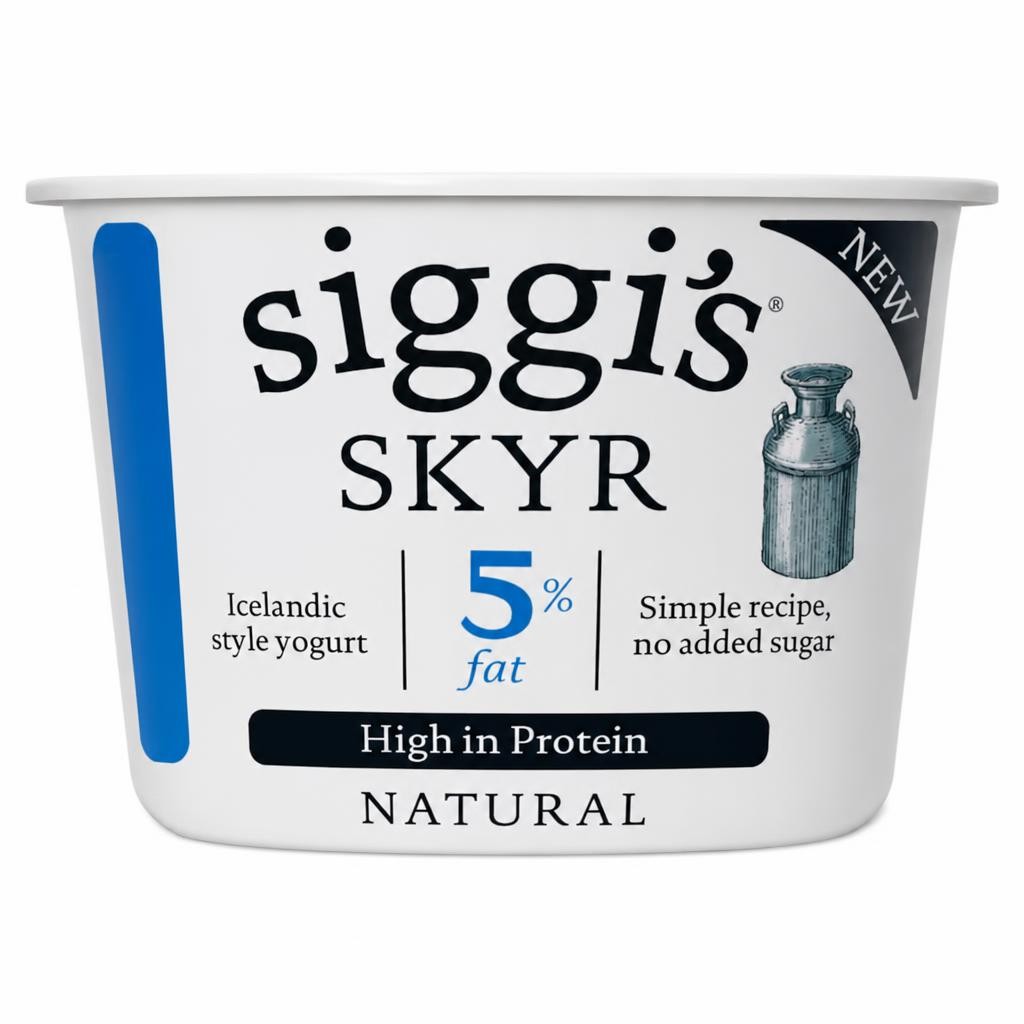 siggi's skyr Natural 5% fat Icelandic style yogurt 450g