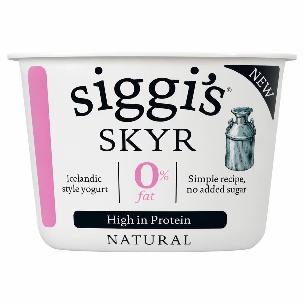 siggi's skyr Natural 0% fat Icelandic style yogurt 450g