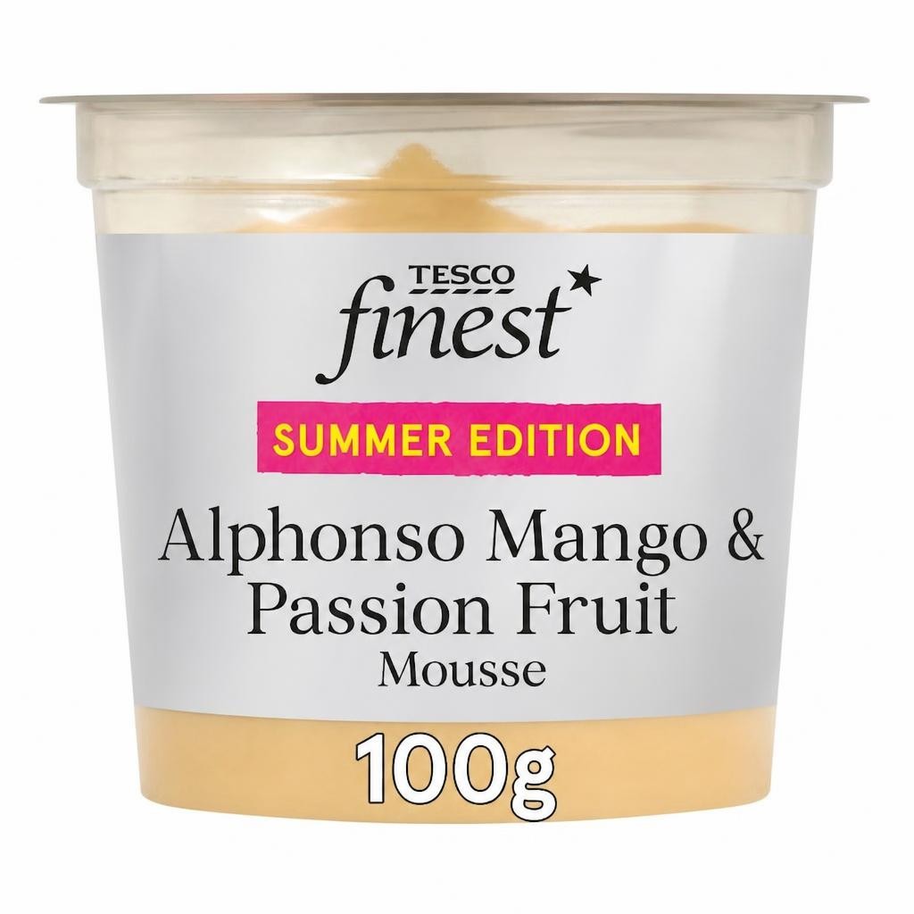 Tesco Finest Alphonso Mango & Passionfruit Mousse 100g