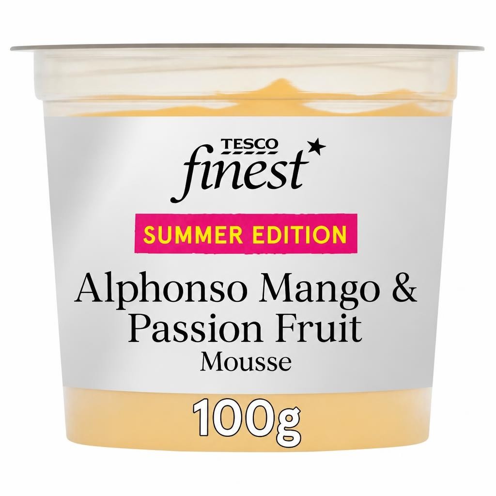 Tesco Finest Alphonso Mango & Passionfruit Mousse 100g