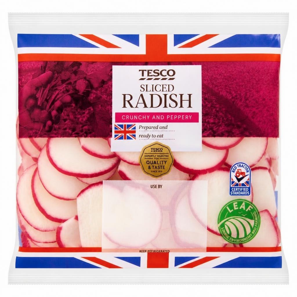 Tesco Sliced Radish 150g