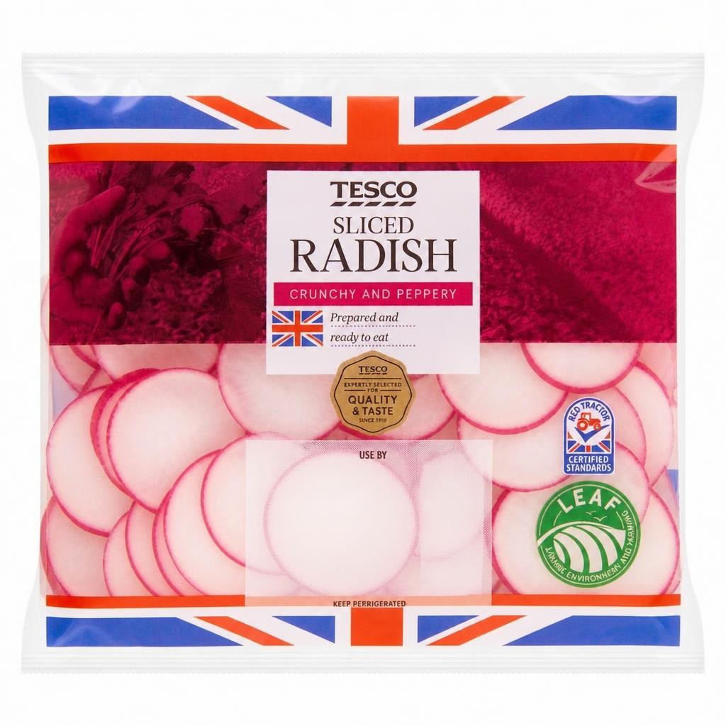 Tesco Sliced Radish 150g