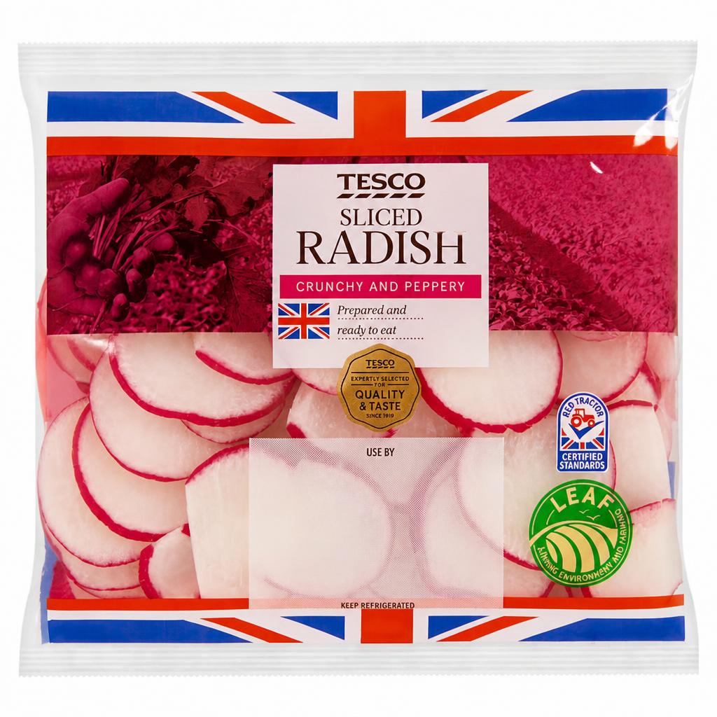 Tesco Sliced Radish 150g
