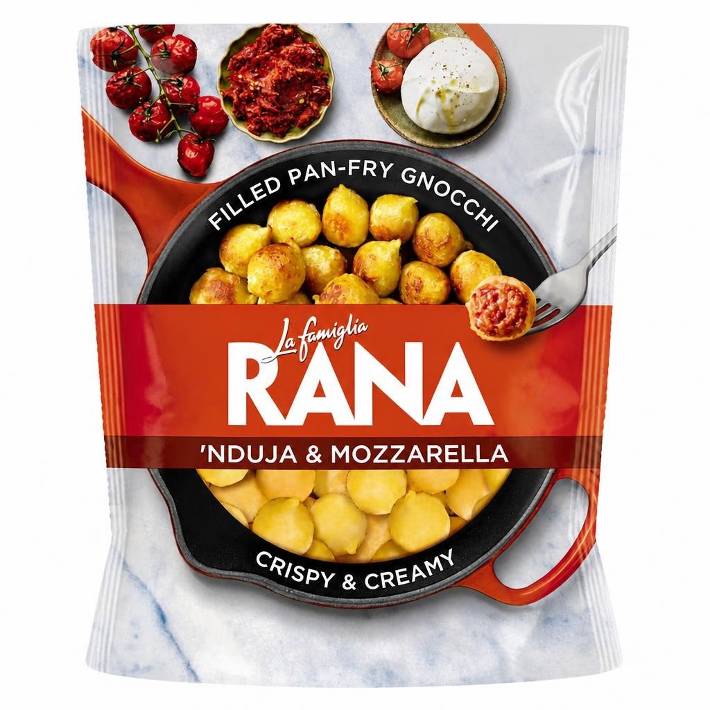 La Famiglia Rana 'Nduja & Mozzarella Filled Pan Fry Gnocchi 280g