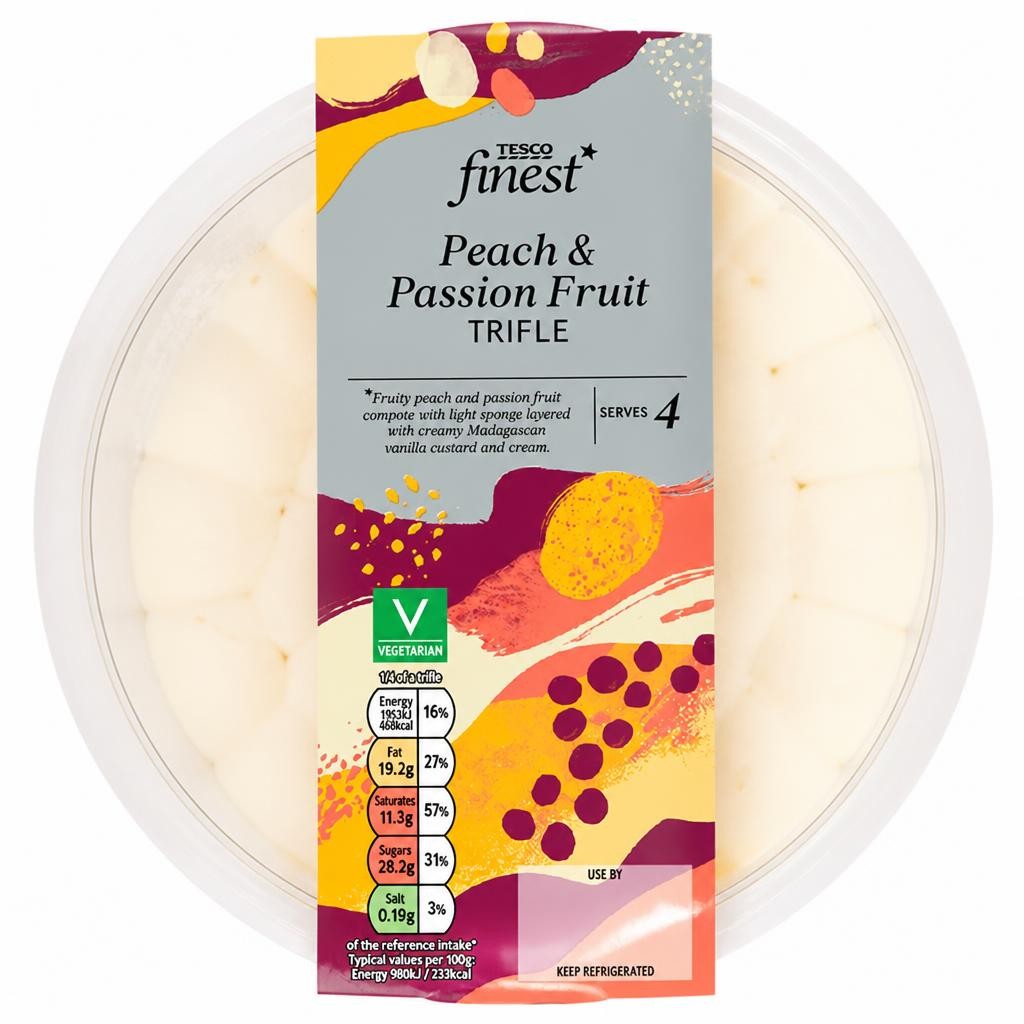 Tesco Finest Peach & Passion Fruit Trifle 550g