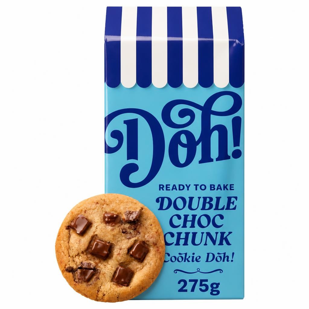 Doh! Ready to bake Double Choc Chunk Cookie Doh 275g