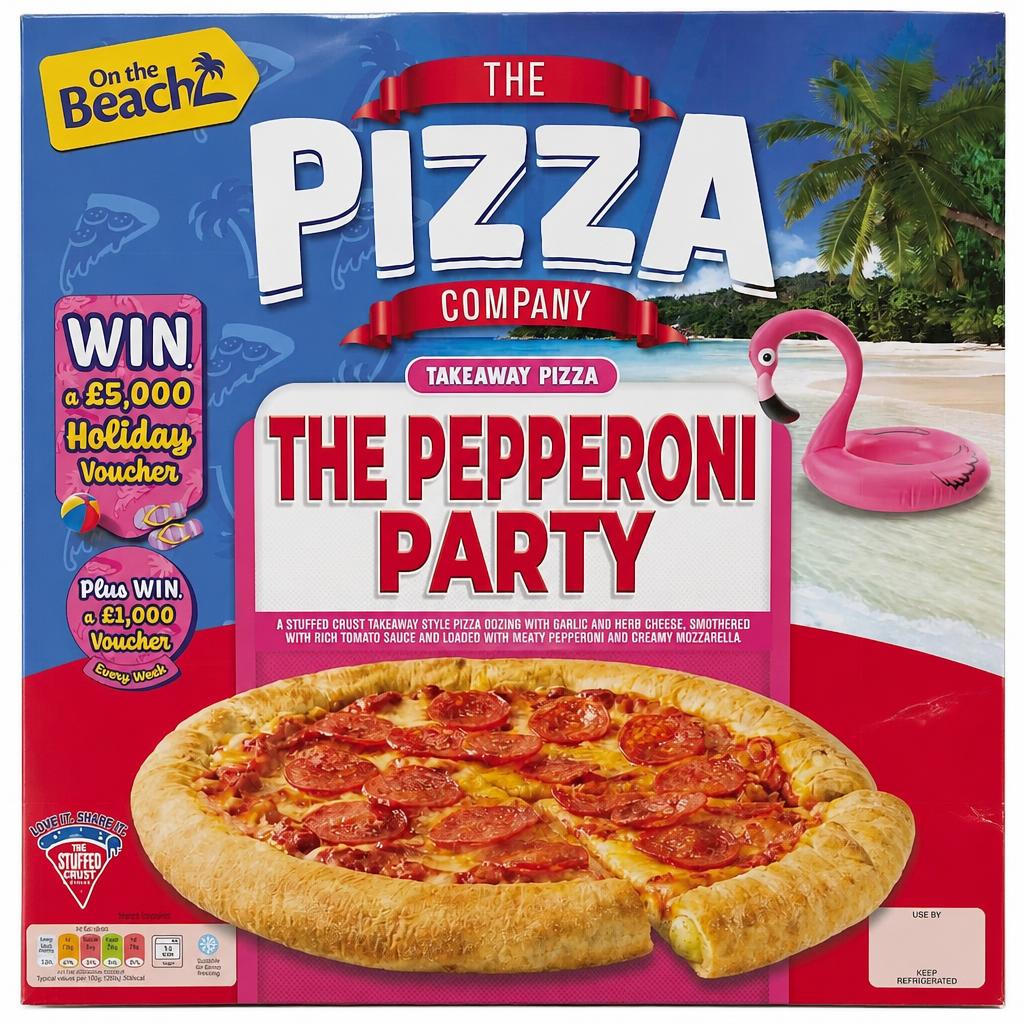 The Pizza Company Pepperoni Party Pizza 620g