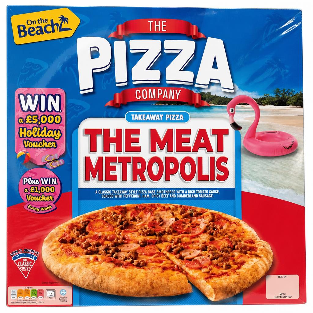 The Pizza Company Meat Metropolis Pizza 520g