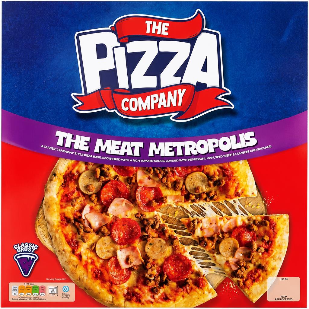 The Pizza Company Meat Metropolis Pizza 520g