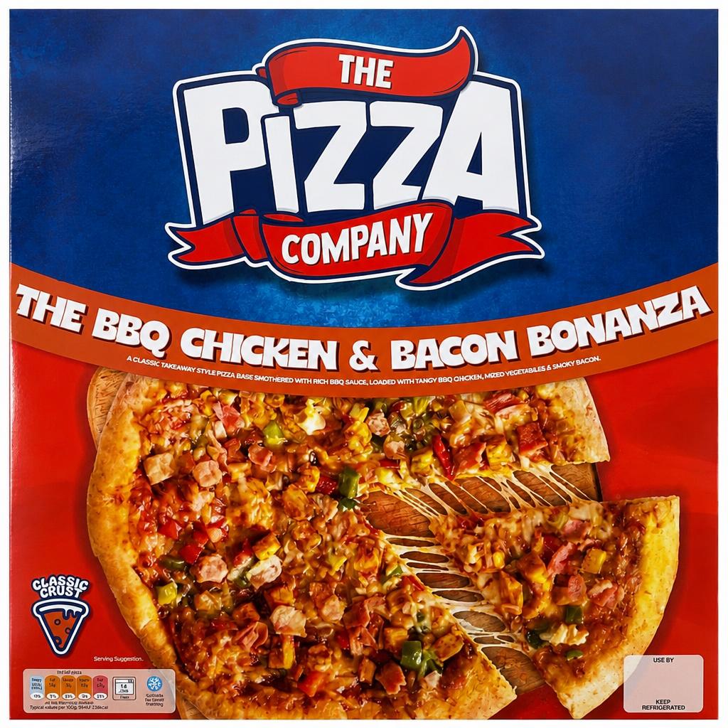 The Pizza Company BBQ Chicken & Bacon Bonanza Pizza 550g