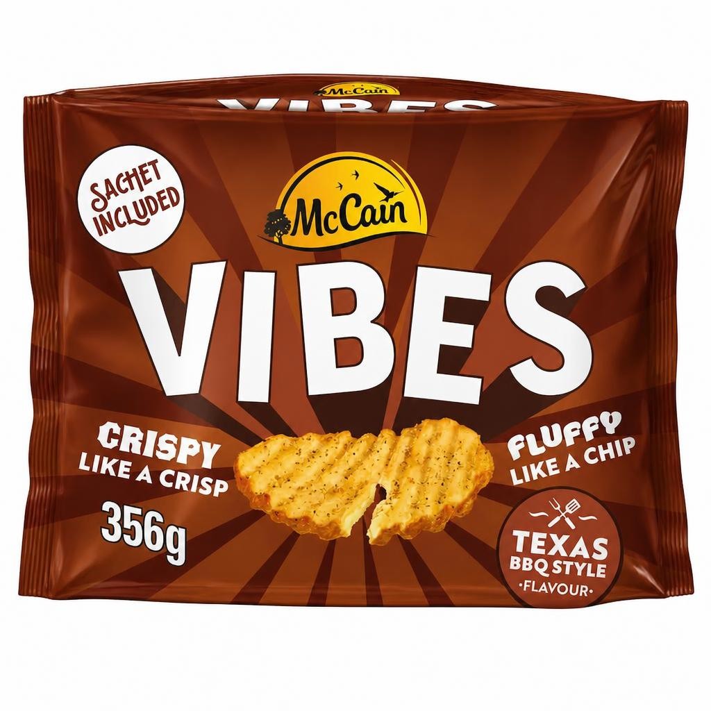McCain Vibes Texan BBQ Style Hot Potato Snack 356g