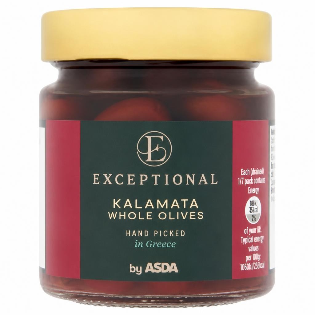 Exceptional By ASDA Kalamata Whole Olives 200g