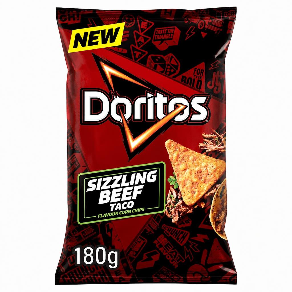 Doritos Mexican Beef Taco Flavour Corn Chips 180g