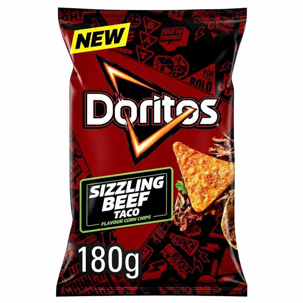 Doritos Mexican Beef Taco Flavour Corn Chips 180g